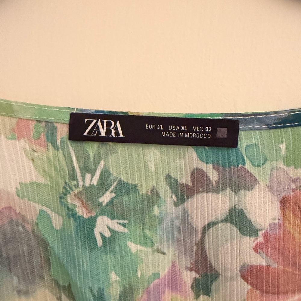 Zara Multicolor Floral dress - Picture 2 of 3